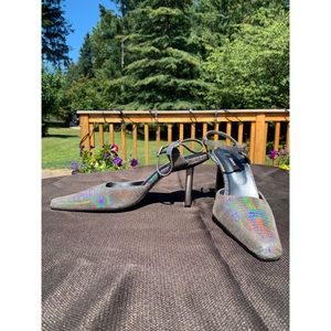 DKNY Holographic Heels